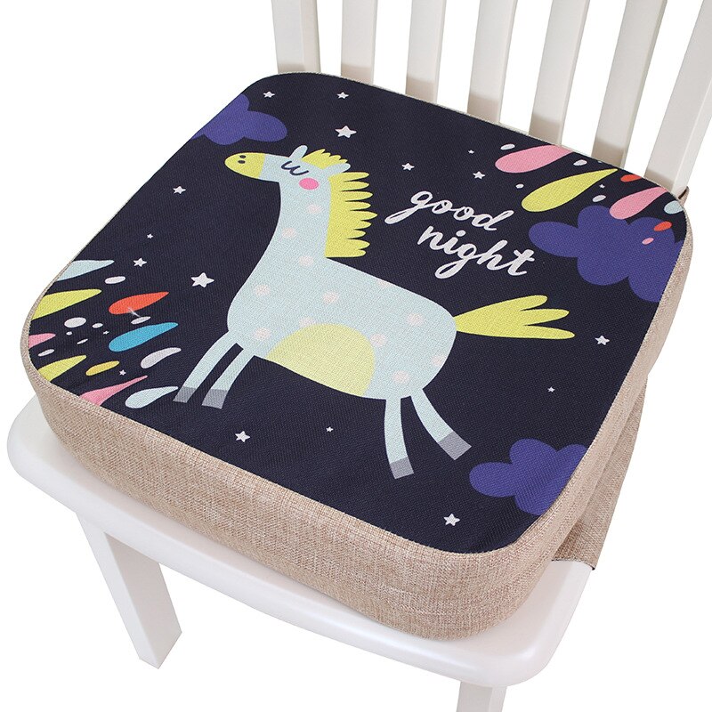 Lazychild Kinderen Verhoogd Stoel Pad Verstelbare Verwijderbare Kinderstoel Stoel Verhogingskussen Zitje Stoel Voor Baby Care: horse