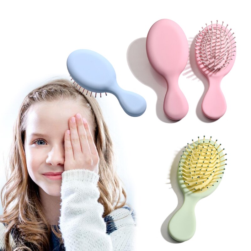 Mädchen Haar Kopfhaut Massage Kamm Süssigkeit Prinzessin Haarbürste Frauen Nass Lockige Detangle Haar Pinsel für Salon Friseur Styling Werkzeuge