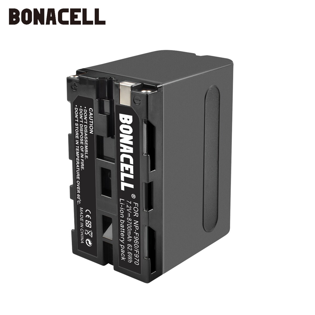 Bonacell 7.2V 8700mAh NP-F960 NP-F970 NP F960 F970 F950 Battery For Sony PLM-100 CCD-TRV35 MVC-FD91 MC1500C L50: 1 Pack Battery