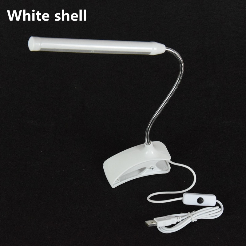 Aifeng usb led lampe boglampe power by usb  dc 5v 1a/2a læselampe usb led pære til computer clip lampe med klip