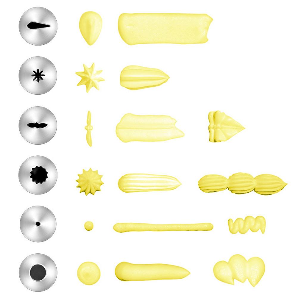 Kit de fournitures de décoration de gâteaux à faire soi-même, ensemble de pointes de glaçage avec sacs à pâtisserie, outils de cuisson pour la décoration de gâteaux Cupcakes, 120 pièces