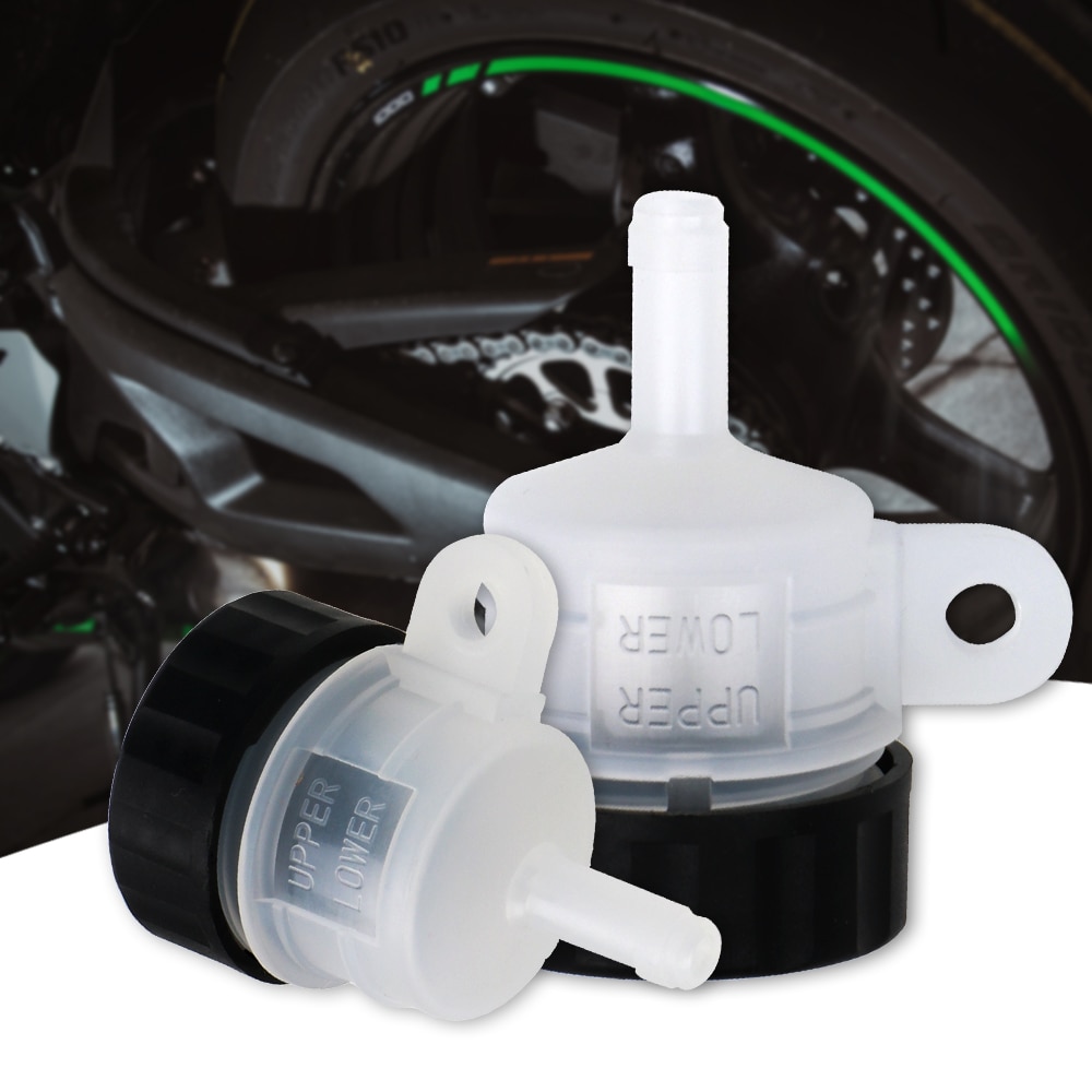 FORAUTO, vaso de aceite de plástico para motocicleta, pie de motocicleta, cilindro maestro de freno trasero, tanque, botella de líquido para vaso de aceite