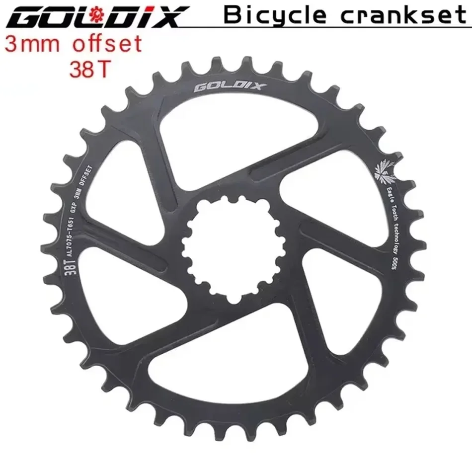 Mountainbike Kettingblad - Direct Mount 3°/6° Offset - 30T-38T Wide Narrow - voor SRAM NX XX XO Eagle: Lichtgrijs