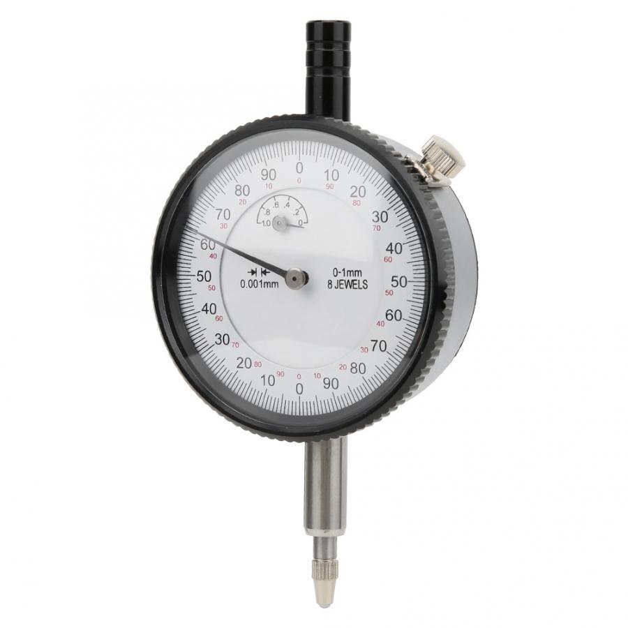 Messuhr anzeige Zifferblatt Bohrung Messgerät 0,001mm 0-1mm Mikrometer Messgeräte 8 Juwelen Stoßfest Messuhr Messgerät