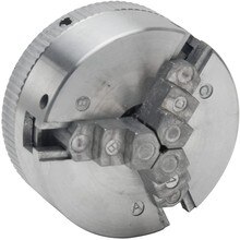 Z011 Metal 3 Jaws Manual Lathe Chuck Clamp HCS Self-Centering Mini Drill Chuck Mini Zinc Alloy Lathe Chuck For Electric Drill