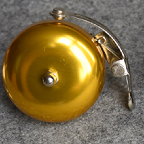 Bicycle Retro Car Bell Leisure Bicycle Dialing Bell Aluminum Silver Golden Coffee Brown Bike Bell Bike Accessories Bike Horn: Gold