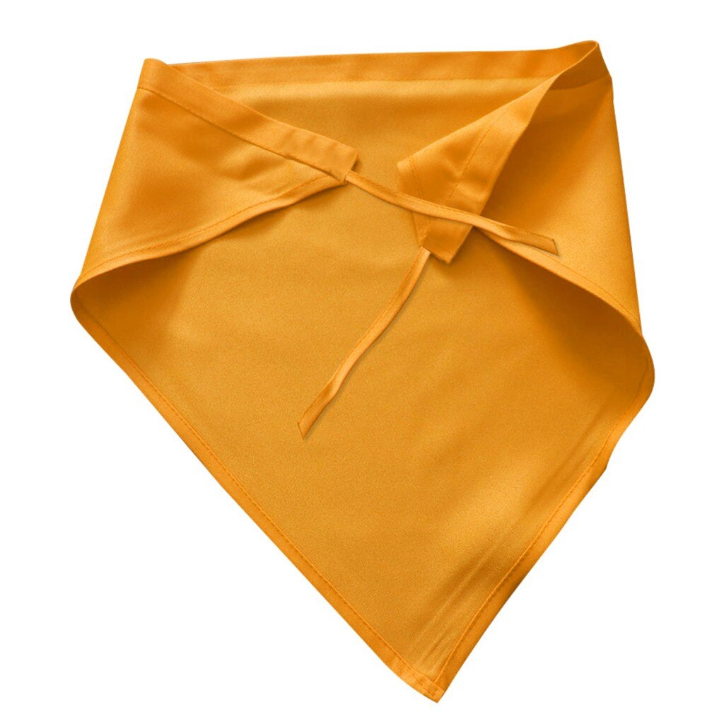 Gorro de trabajo de cocina para Chef, pañuelo para la cabeza para camarero, mucama, panadero, 60x40cm, gorro para el polvo, HBTJX8, novedad: Orange 