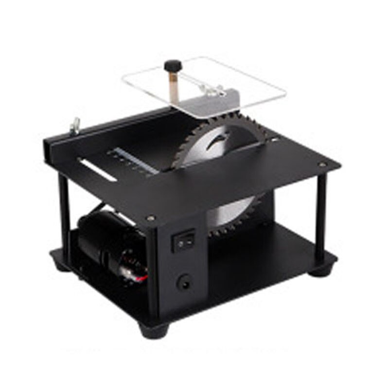 Mini desktop sawing machine electric cutting machine band saw blade adjustable speed angle adjustment 35MM cutting depth: no bevel type