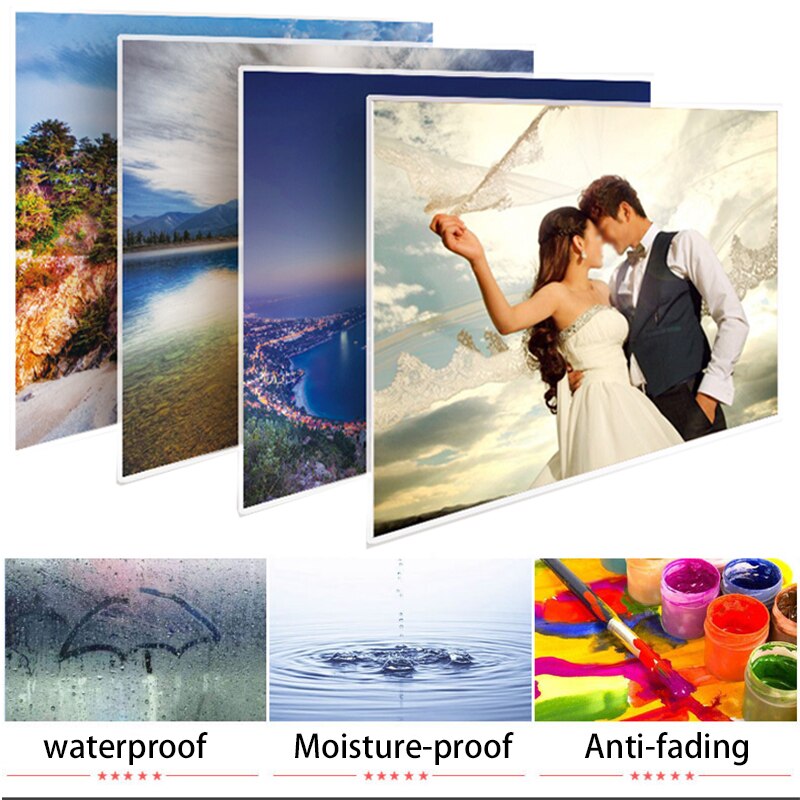 A4/6R /5R/4R/3R/2R plastic film family photos high gloss translucent heat shrinkable film photos waterproof overplastic film