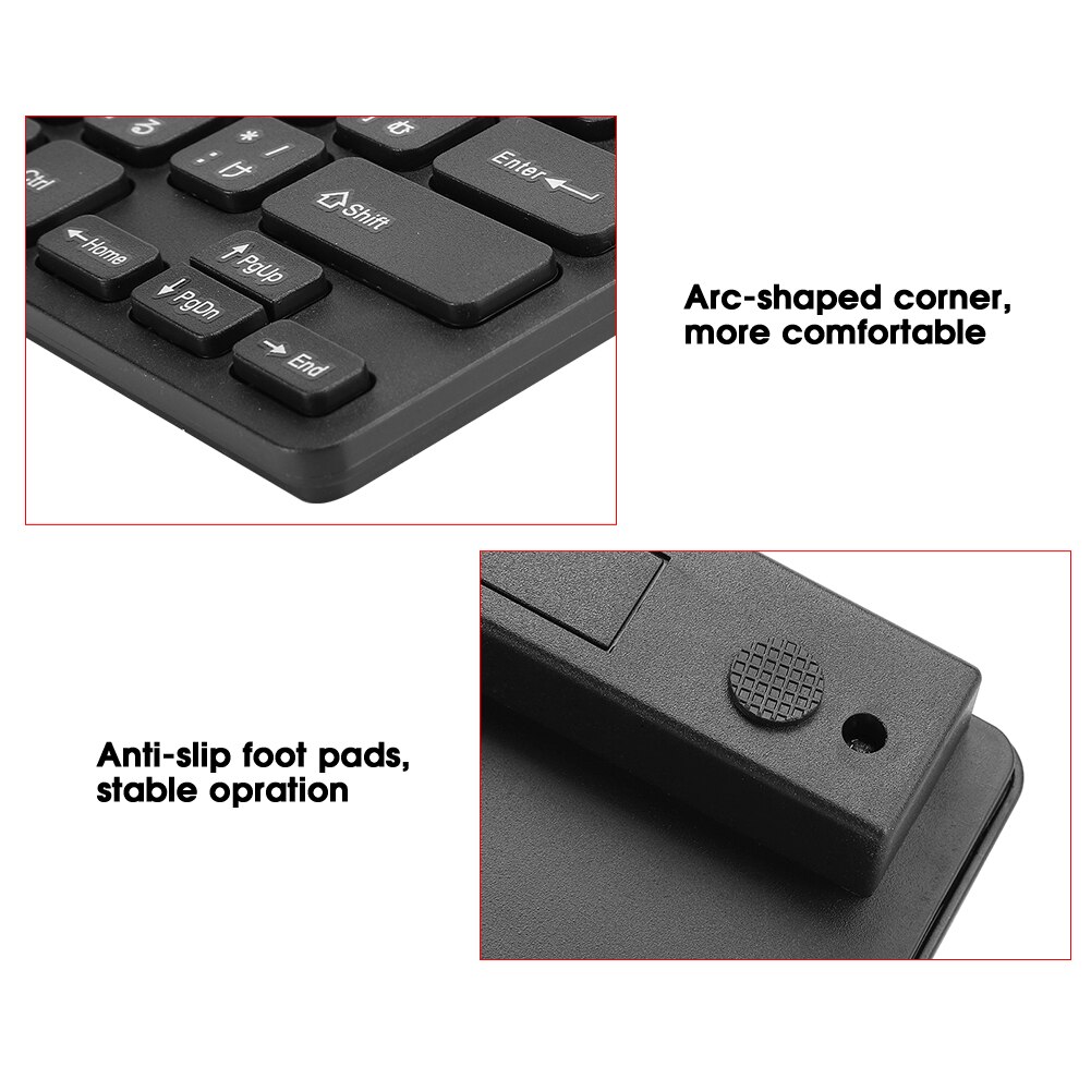 mechanical keyboard Wired Mini Japanese Keyboard USB Interface Desktop Mute Ultra-Thin 78 Key Computer Supplies bluetooth