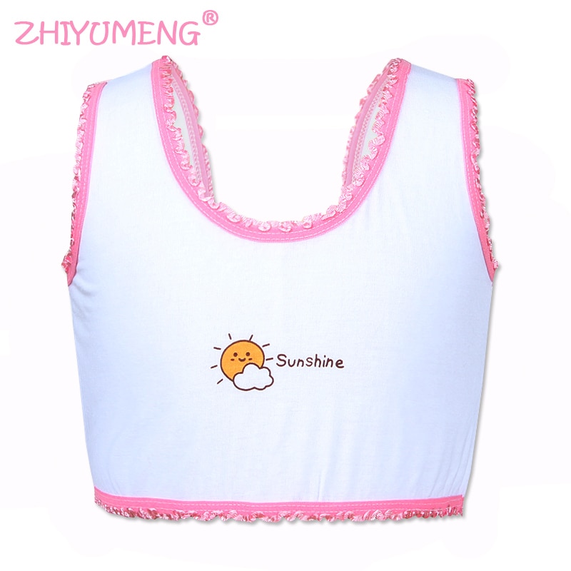 Spetsväst underkläder bh barn spandex 8-12 år liten flickas stora flickas pubertet tonåring barn sommar assorterad 1 st