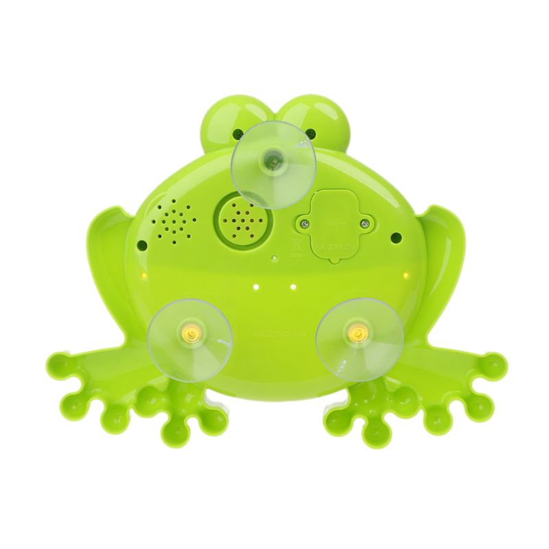 Juguetes de baño con forma de rana para niños, para hacer burbujas Juguete musical, con música, para recién nacidos
