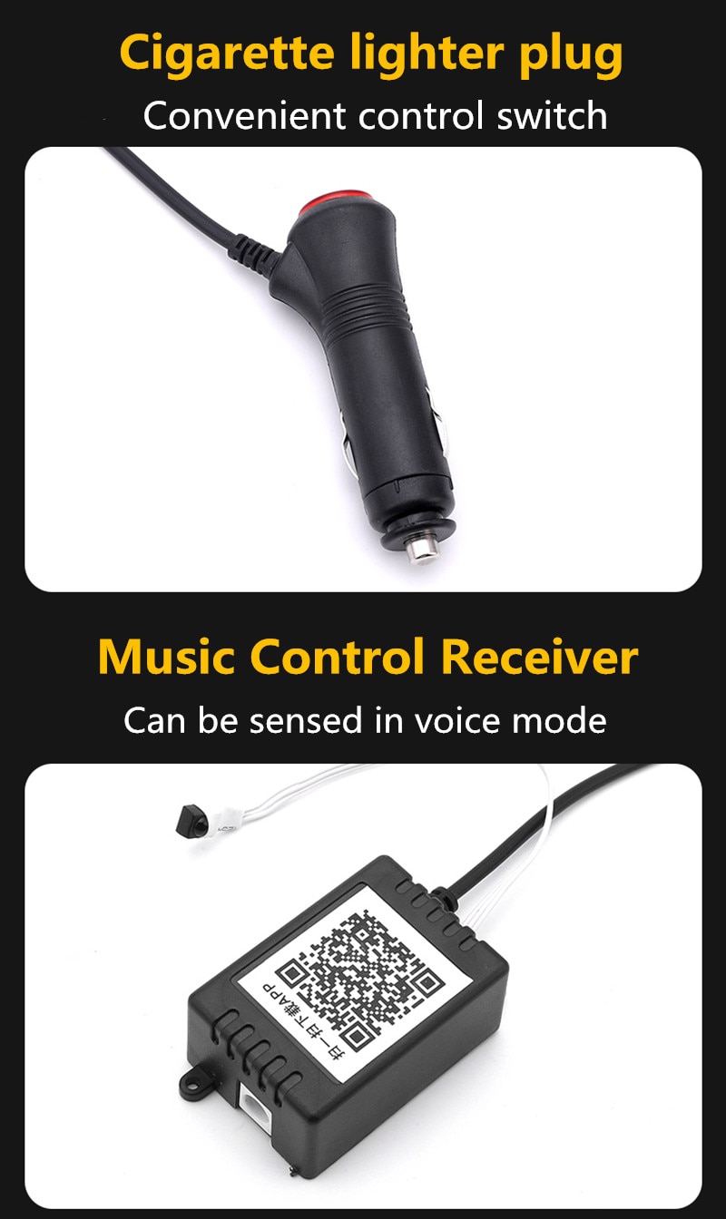 6/10m RGB Fiber eOptic Atmosphere Lamps Car Interior Ambient Light For Toyota Corolla Camry Prado Avensis Yaris Rav4 Auris