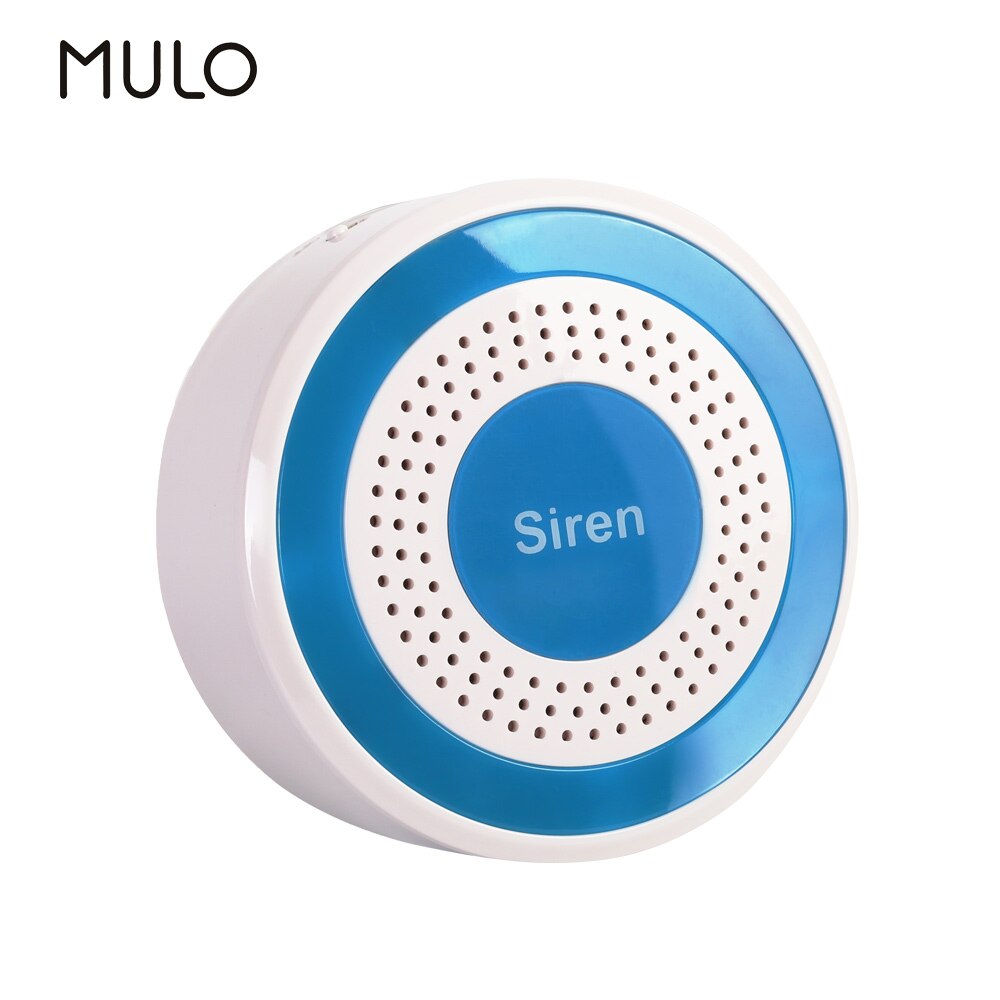 Mulo 433Mhz Draadloze Sirene Stroboscoop Alarm Alert Sensor 85dB Compatibel Alarmsysteem PG103 PG107 PG105
