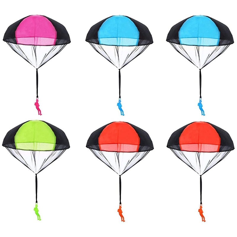 Parachute speelgoed thg parachute figuren skydive parachutes man hand gooien soldaat