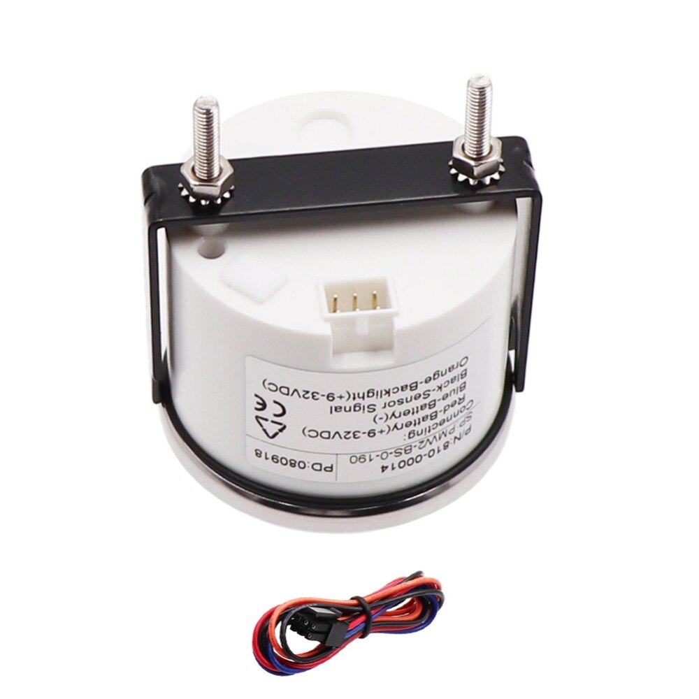 0~190 ohm / 240~33 ohm Boat Water Level Gauge 52 mm Stainless Steel Car Water Tank Level Indicator for Marine Car Accessories