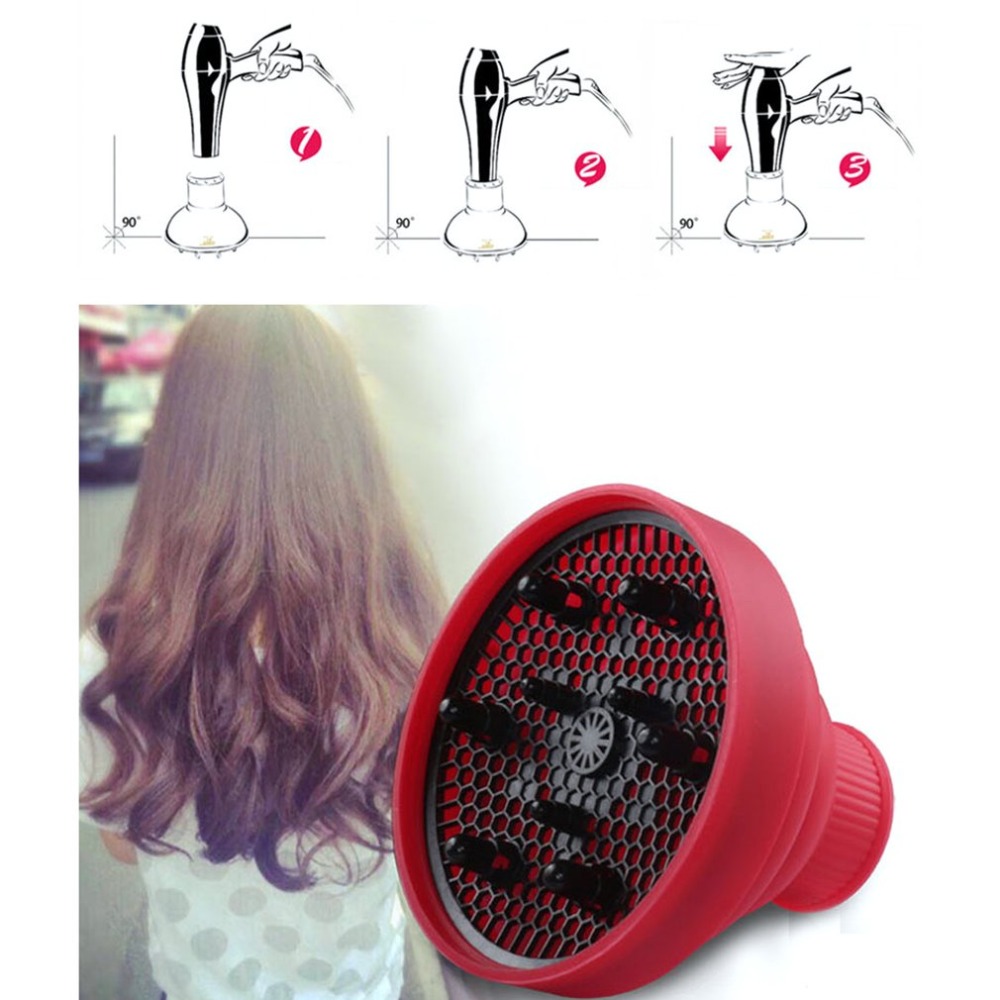 Opvouwbare Haardroger Blower Lady Girl Hair Styling Diffuser Blower Cover Universele Intrekbare Kappers Krullend Föhn Cover