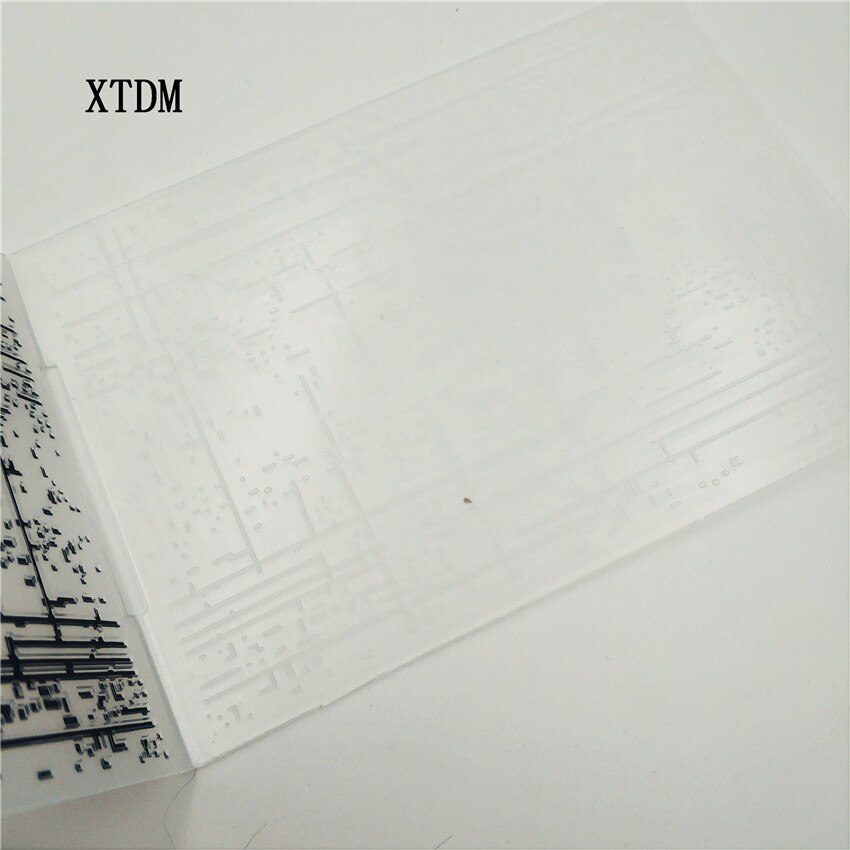 plastic pixel template craft card making paper card album wedding decoration scrapbooking Emobossing folder