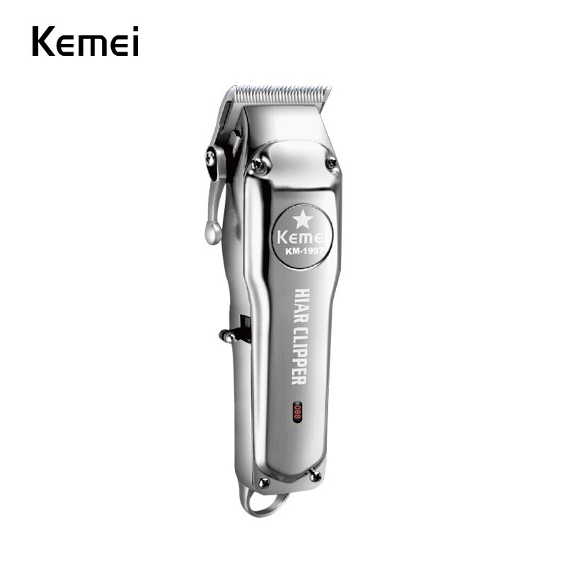 Kemei-1996 Barber Shop Rechargeable Hair Clipper All Metal Electric Hair Trimmer Beard Trimmer Haircut Machine 1997