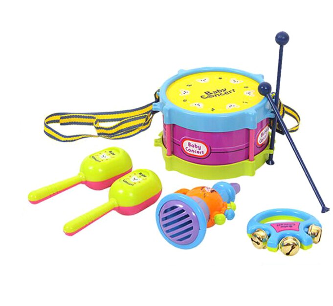 5Pcs Kinderen Drum Trompet Speelgoed Muziek Grandado