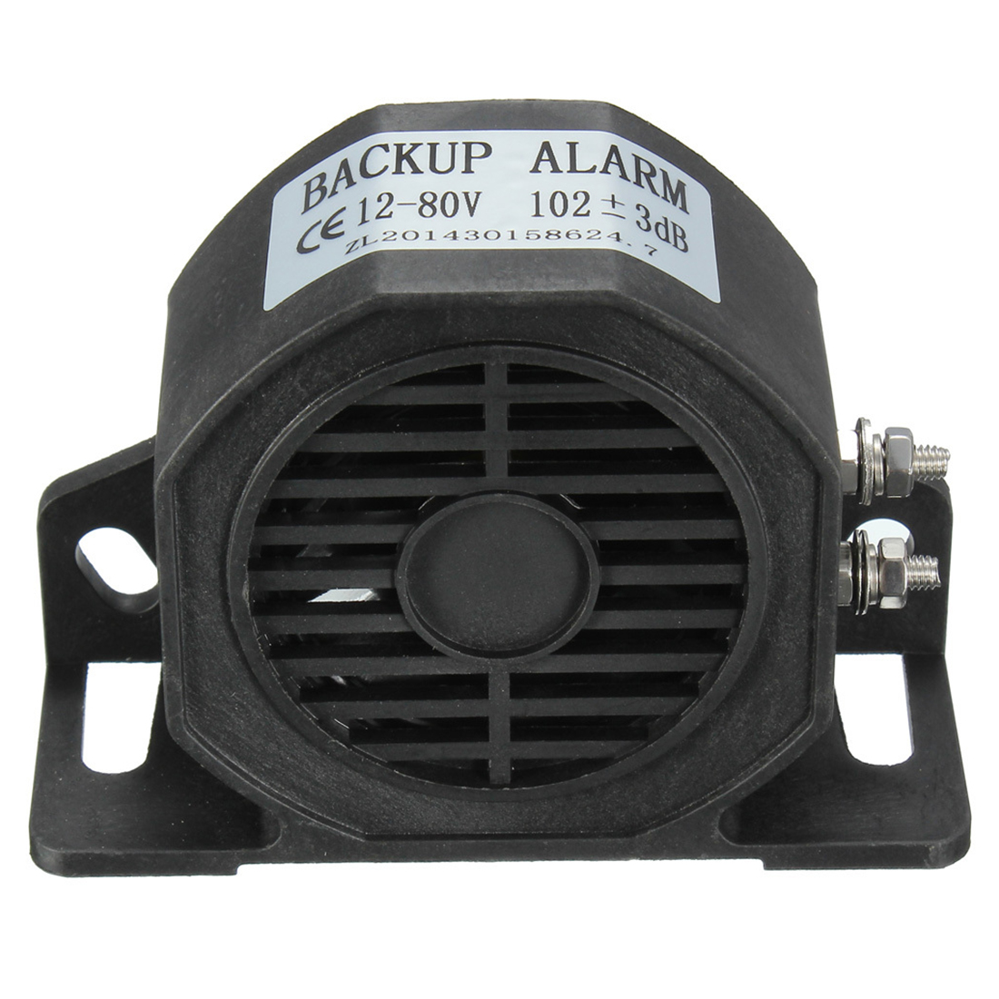 Auto  -dc12-80v 15w 105 db bil motorsykkel kjøretøy reverserende horn høyttalere back-up alarm