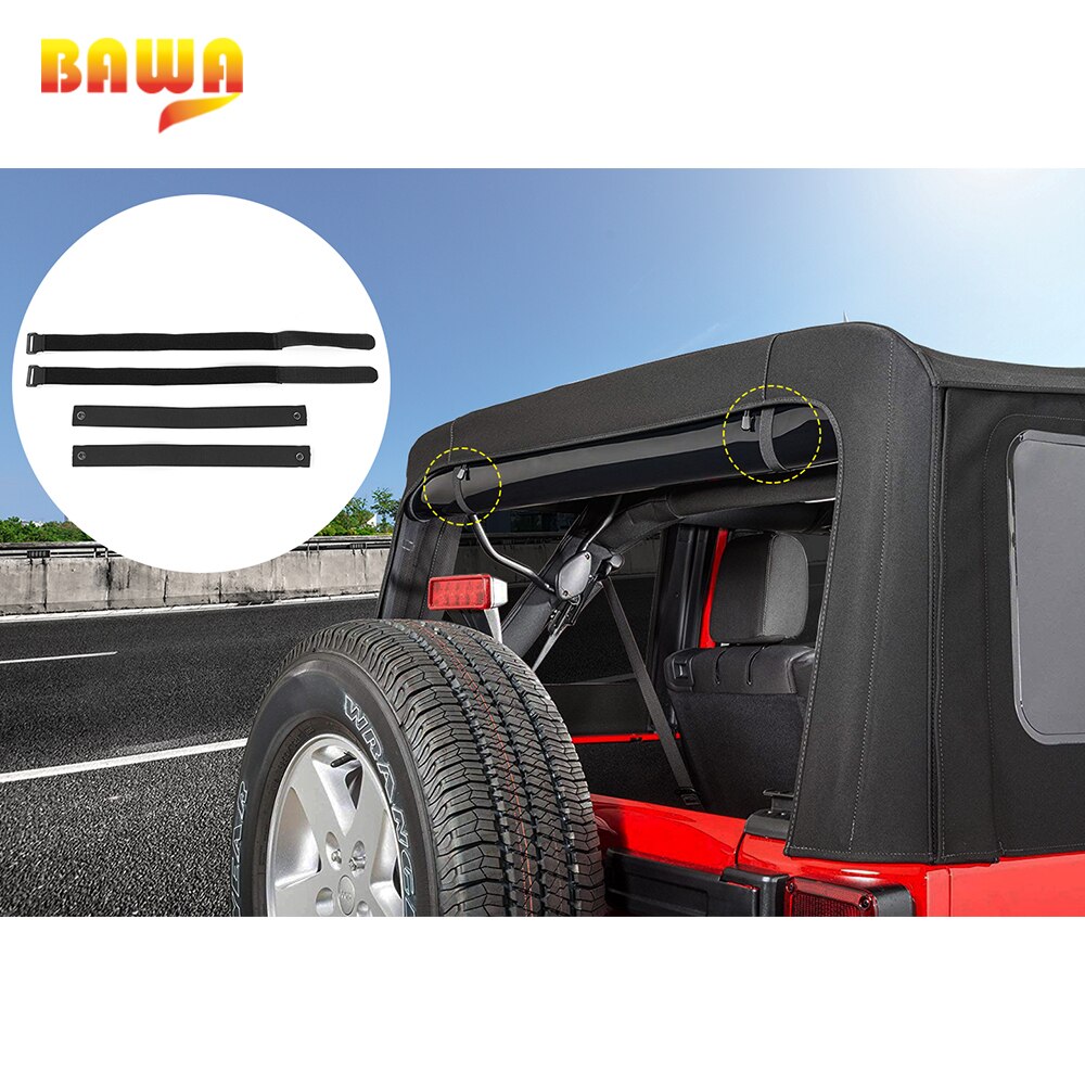 Bawa justerbart begränsningsskydd reprem för jeep wrangler tj jk  jl 1997 spänn remmar