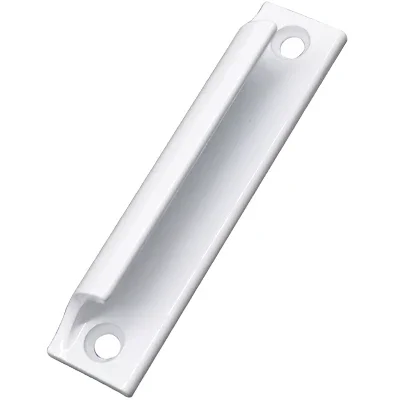 Aluminiumslegering dørhåndtak push-pull balkong gate vindu trekker knott møbler: Champagne