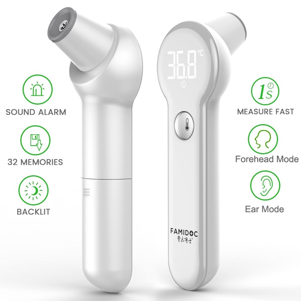Digitale Infrarood Thermometer Lichaamstemperatuur Voor Volwassen Kids Voorhoofd Non-contact Voorhoofd Thermometer Lichaam N30