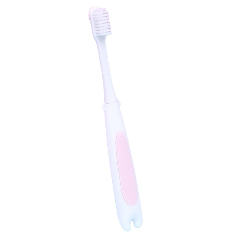 Baby Toothbrushes Baby Dental Care Supplies Soft-bristled Silicone Toothbrush For Children Teeth Cartoon Training Toothbrushes: rabbit