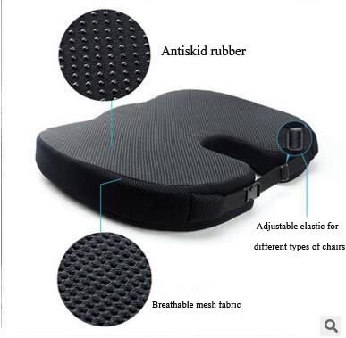 Memory Foam Antislip Kussen Pad Voorraden, Verstelbare Auto Zitkussens, volwassen Autostoel Booster Kussens