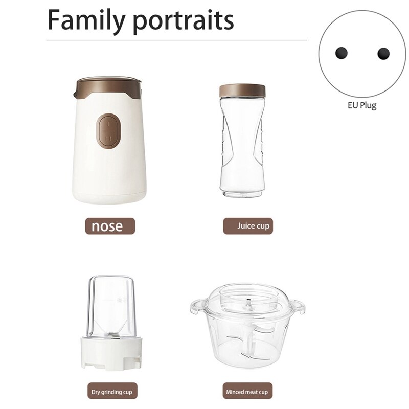 3 in 1 Blender and Food Processor Combo,Smoothie Shake Blender, High-Speed Mixer Blender/Chopper