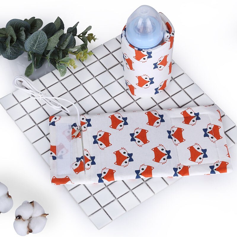 Toyvian Insulated Bottle Warmer Bag USB Charging - Material Fast