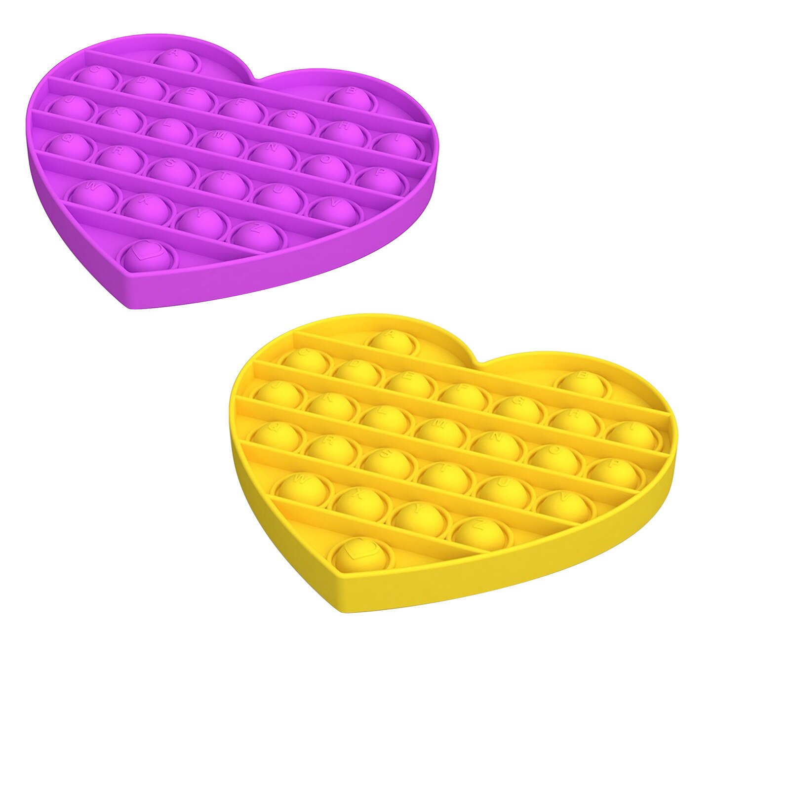 Zabawki antystresowe Bubble Popping gra Push Fidget zabawka sensoryczna śmieszne dorosłe dzieci reliever stres zabawki silikonowe autyzm specjalne potrzeby: J-2PCS