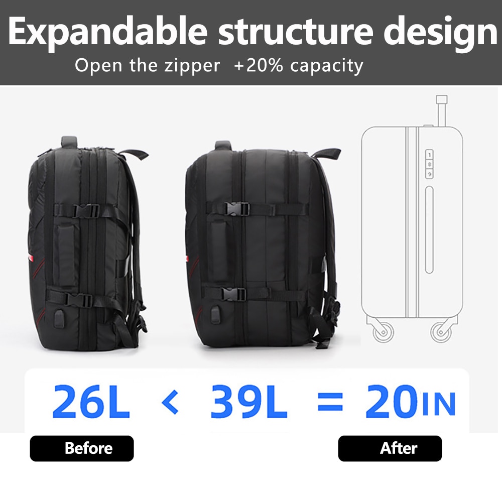 Travel Backpack Man Brand Anti Theft Computer Bag Waterproof School Male Mochila 15 /17 Inch Laptop Backpacks