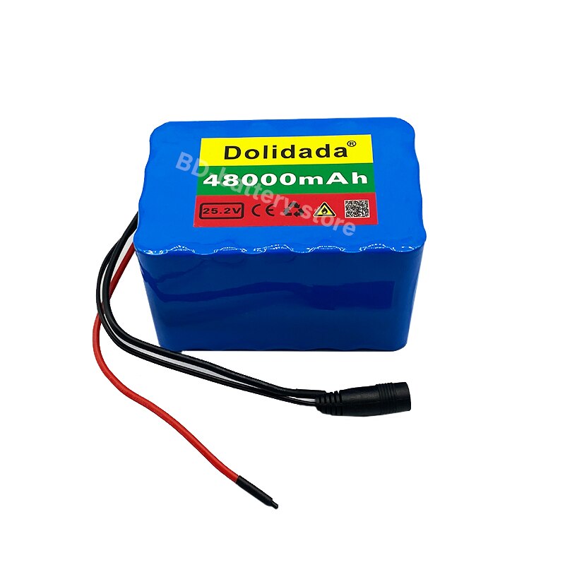 6s4p 24V 48Ah 18650 Battery Lithium Battery 25.2v 48000mAh Electric Bicycle Moped /Electric/Li ion Battery Pack