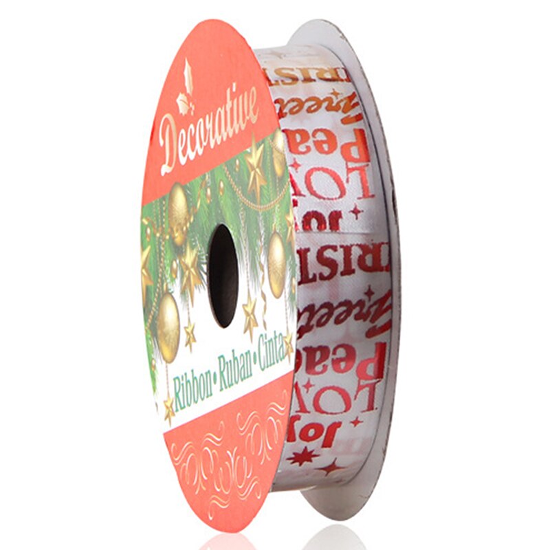 Verpakkingslint kerstboom strik boeket verpakkingslint bedrukking doek kerstversiering lint