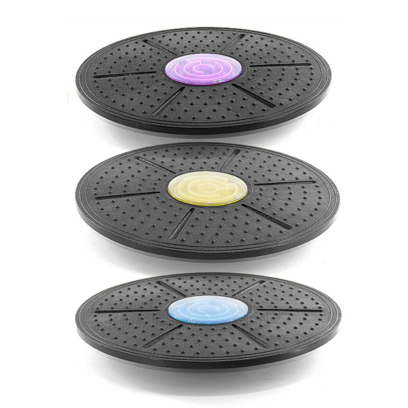 Yoga Balance Board Wobble Fitness Rotation Massage Stability Disc Round Plates Board Gym Waist Twisting Exerciser