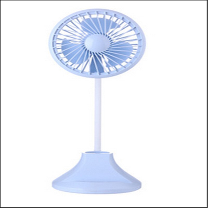 USB Rechargeable Portable LED Desk Lamp Fan lamp Clamp Flexible LED Night: Blue