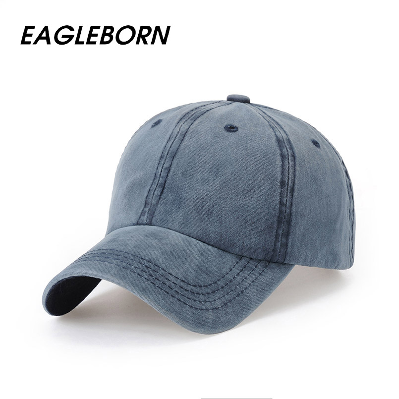 Black Baseball Cap Men Solid Snapback Gorras Cotton Hats Wash Hat Men Women Solid Street Simple Caps snapback hat