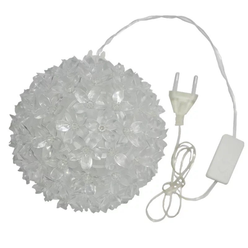 Dia 12cm 20cm 30cm led kersenbloesem bloem bal lichtslinger lamp kerst jaar bruiloft feest guirlande lichten