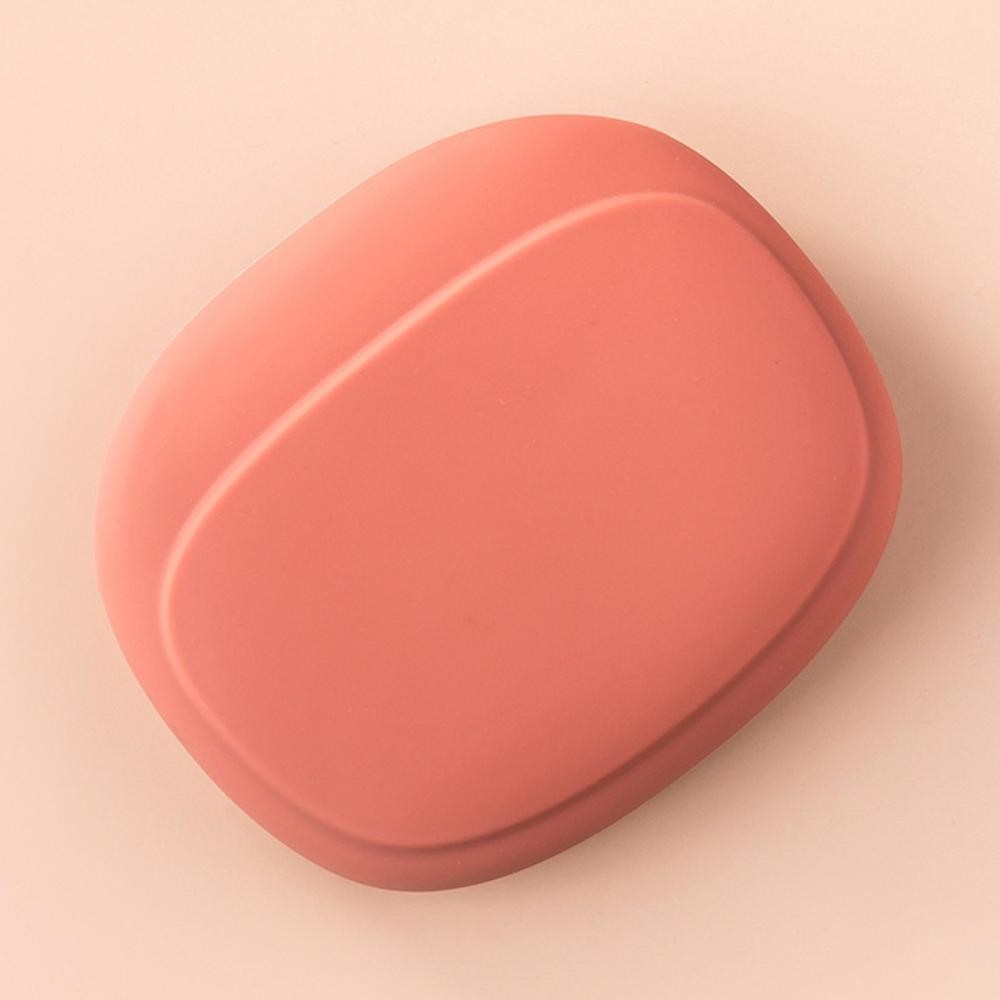 Portable Headphone Cable Bag Silicone Data Cable Storage Box Travel Earphone Wire Key U Disk USB Cord Organizer: Red