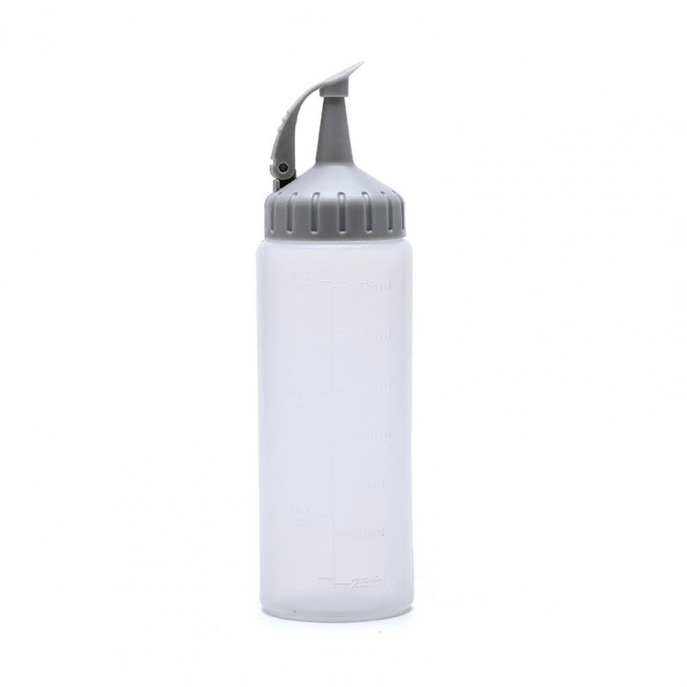 Joli distributeur de Sauce Flexible, facile à nettoyer, bouteille d&#39;épices légère sans gâchis:  Grey S