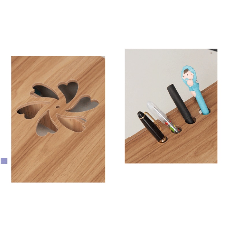 Soporte de madera para ordenador portátil, caja de almacenamiento de escritorio de oficina, Base de pantalla de Monitor, estante de almacenamiento