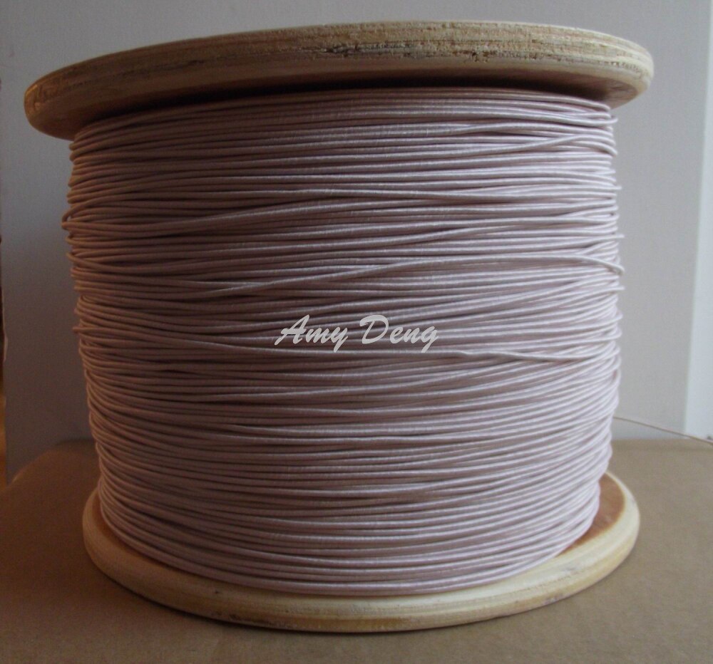 20 meter/parti 0.1 x 450 litz tråd kobbertråd af polyester bomuld sælges pr. meter