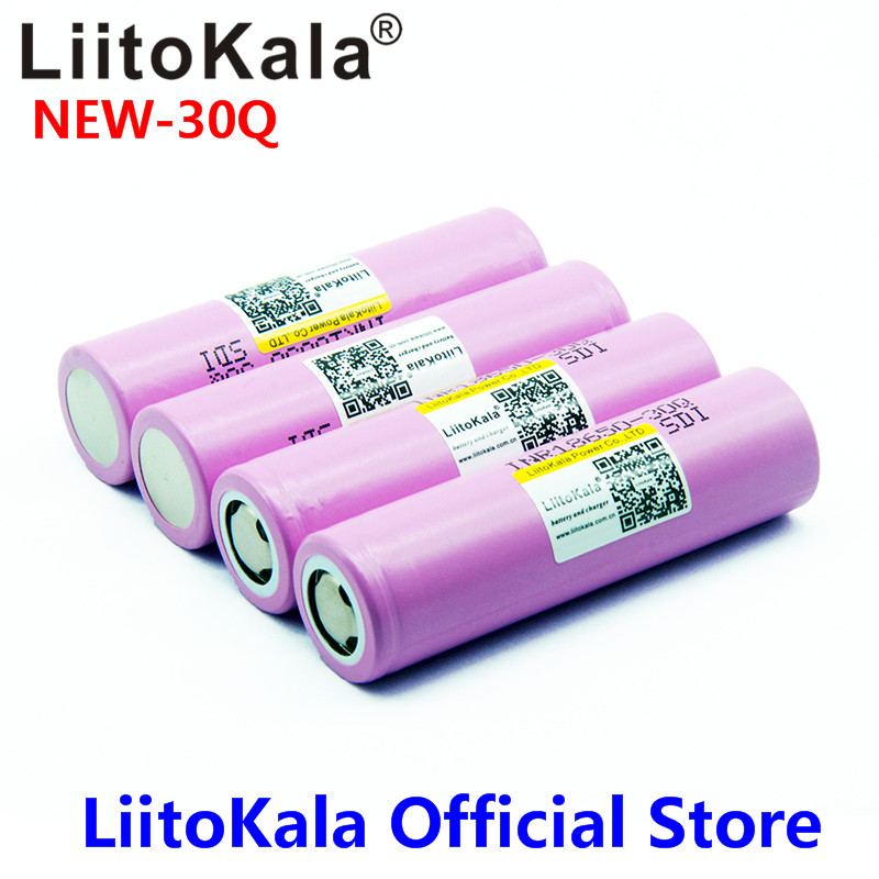 Liitokala 100% Voor Inr 18650 Batterij 3.7V 3000 Mah INR18650 30Q Li-Ion Oplaadbare Batterijen