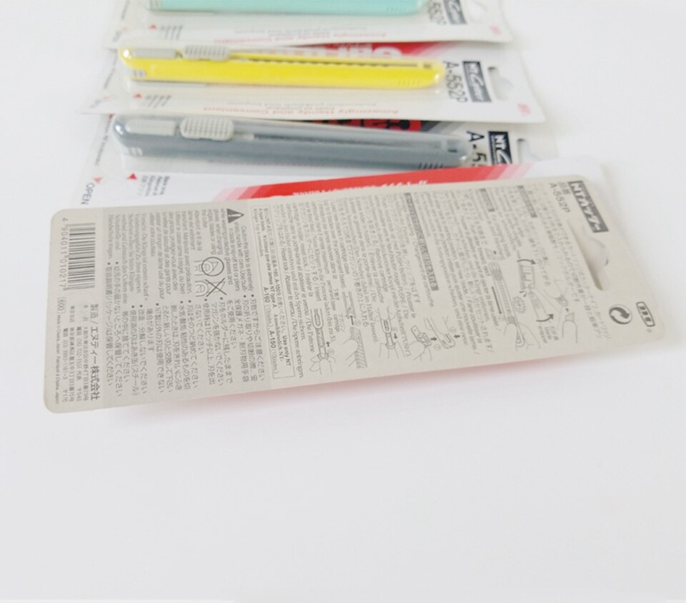 car wrap cutter auto lock paper cutter Knife with 9mm Stainless steel blades NT.A-552P