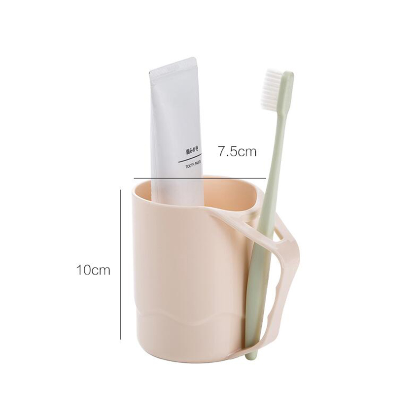 390ML Water Cup Mugs Eco Friendly plastic Tooth Brush Holder Home Unbreakable Mug Tea Coffee Milk Cup Rinsing Mug