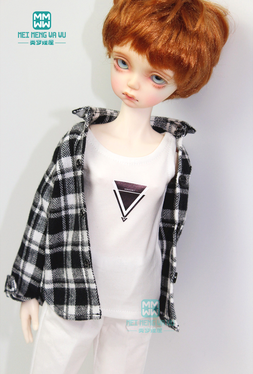 Ropa para muñecas BJD 1/4 43 cm , camisetas interiores Accesorios