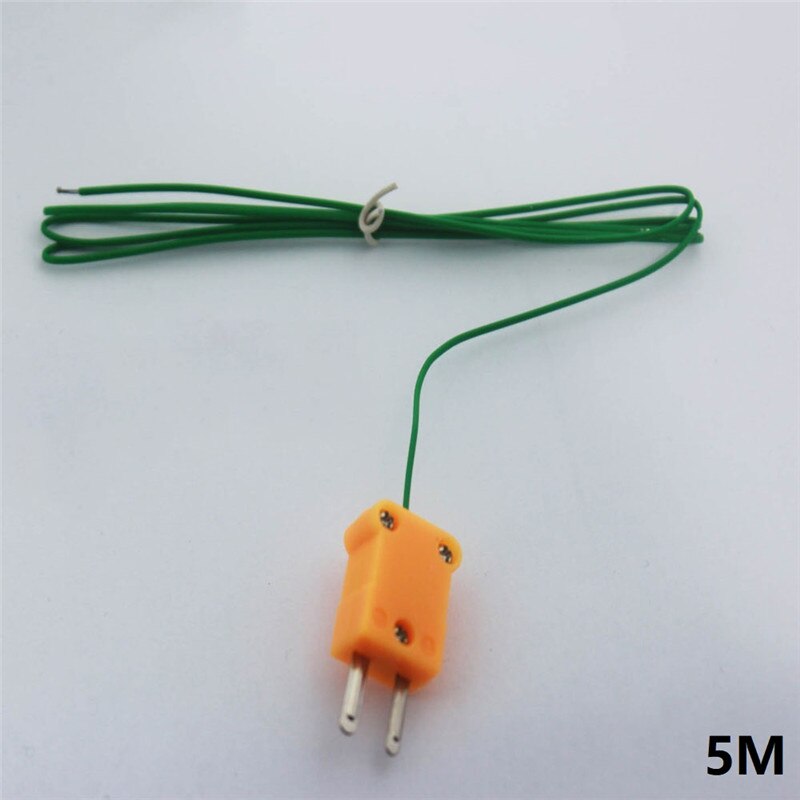 Temperature Measurement Line 1/2/3/5M Length Wire Thermocouple Tester Line Sensor Probe Multimeter Tester Line