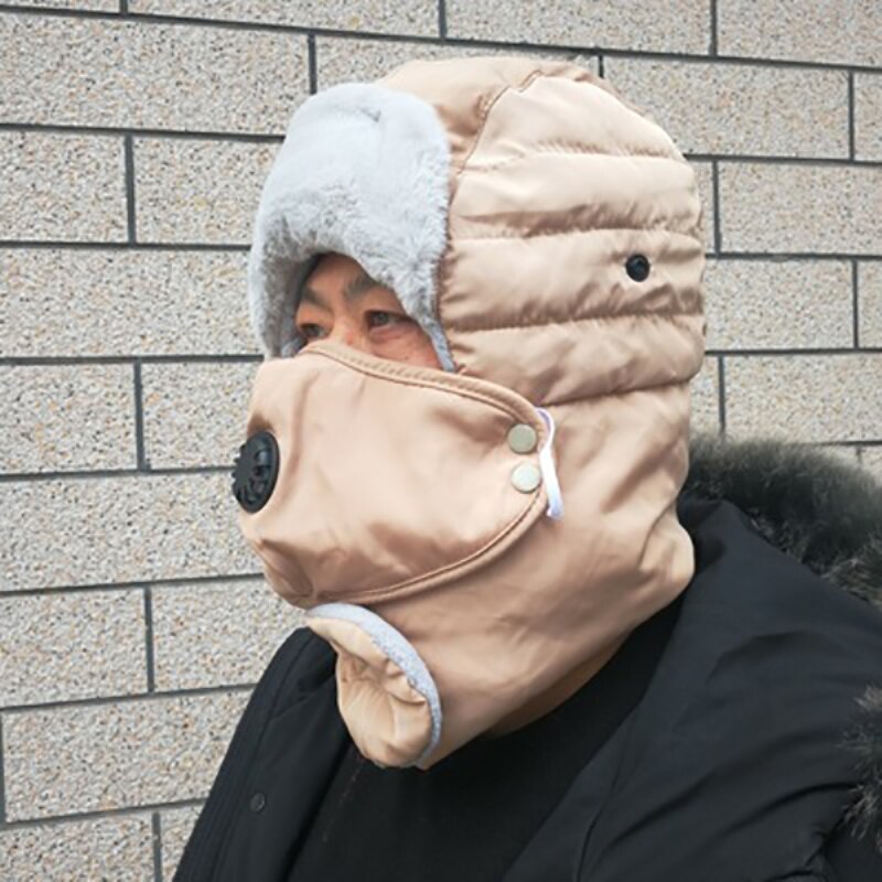 unisex Winter warm Neue Kappen Dicken Gläser Lei Feng Hüte Radfahren Winddicht Winter draussen Mittleren verändert Und Ältere Bomber hüte: 13